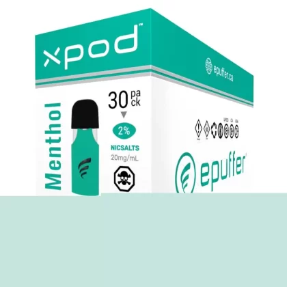 XPOD – Menthol Vape PODS 30-PACK