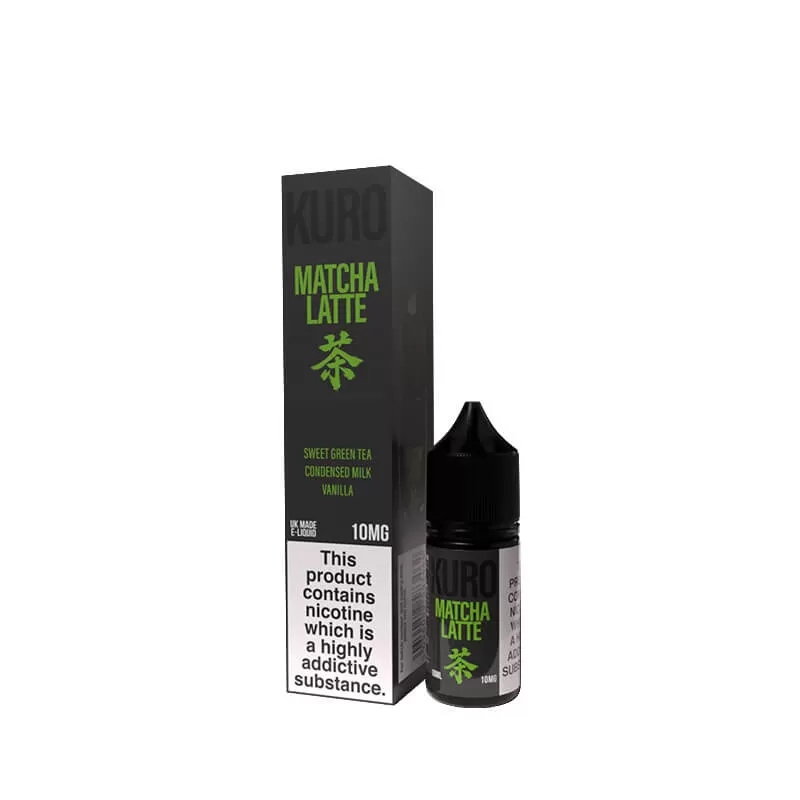 Kuro Matcha Latte Nic Salts 10ml E-Liquid By Riot - 10mg