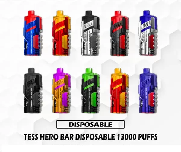 Tess Hero Bar 13K Puff Disposable Vape (BUY 10 FREE 2) - Vapeandgo Com My - Image 3