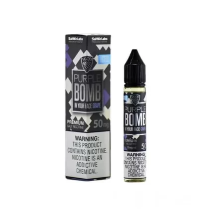 VGod Ice Purple Bomb Saltnic – 30ml ( 25 , 50 mg) - Vape Product, Vape Product