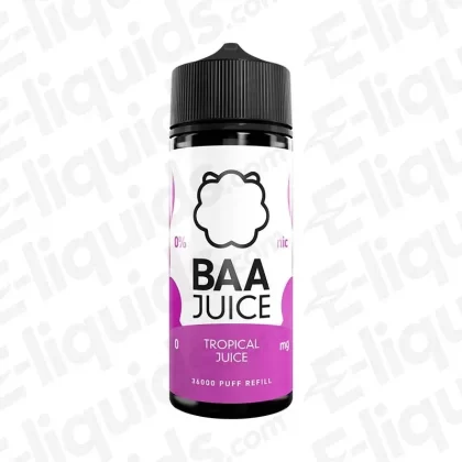 BAA Juice Tropical Juice 100ml Shortfill Vape Juice