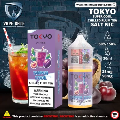 Tokyo Super Cool Chilled Plum Tea Saltnic 30ml