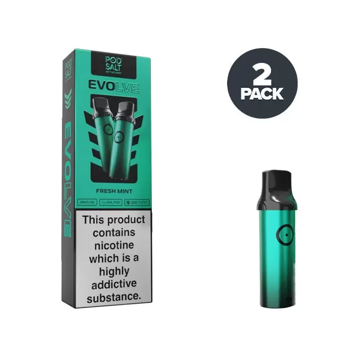 Fresh Mint Pod Salt Evolve Pre-Filled Pods