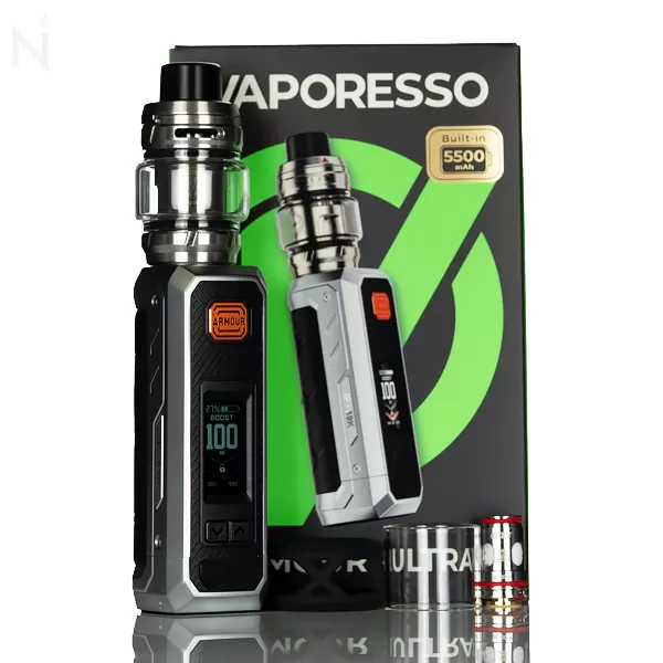 Vaporesso Armour Ultra 100W Starter Kit - Obsidian Black - Image 2