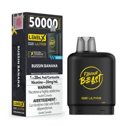 Flavour Beast Level X G2 Ultra – Bussin Banana Iced
