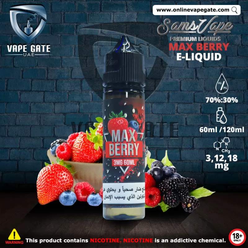 Max Berry E-Liquid - Sam Vapes