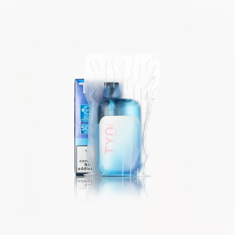 Tyn Pro 50K Disposable Vape – 18mL Rechargeable - Blue Razz Ice, Blueberry Gush; Vape Product, Vape Product (510E5F) - Image 2