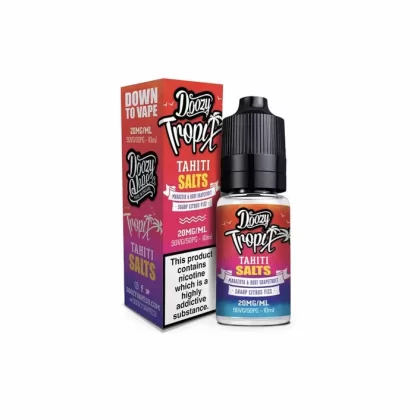 Doozy Tropix Tahiti Nic Salt Vape Juice - 10 Pack - Strength