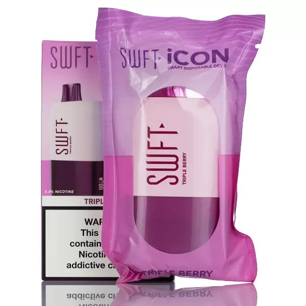 SWFT iCON 7500 Puffs Rechargeable Disposable Vape - 17ML - Lemon Mist Ice - Image 2