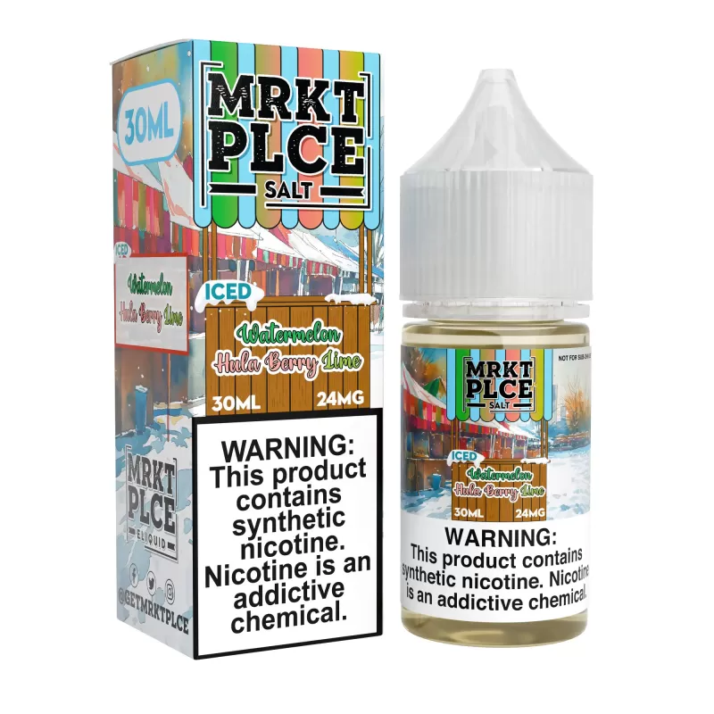 MRKTPLCE SALT - ICED Watermelon Hula Berry Lime - 30ML E-Liquid - 48MG