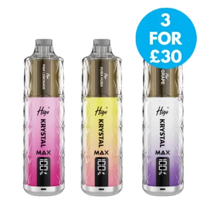 Higo Krystal Max 7500 Prefilled Pod Kit 20mg (2%) - Vape Co