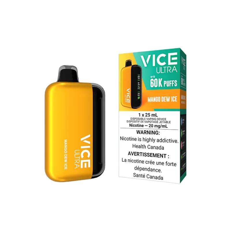 VICE ULTRA DISPOSABLE – MANGO DEW ICE - Eliquidsupply