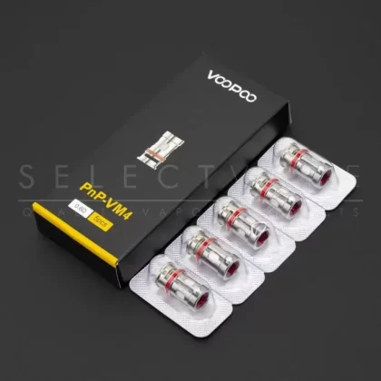 VooPoo PnP-VM4 0.6ohm Mesh Replacement Coils – 5 Pack