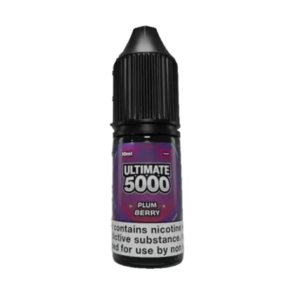 Plum Berry Saltnic vape Juice by Ultimate 5000 - 10 Pack - Strength 5mg