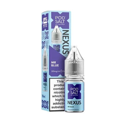 Pod Salt Nexus Mr Blue Nic Salt Vape Juice - 10mg