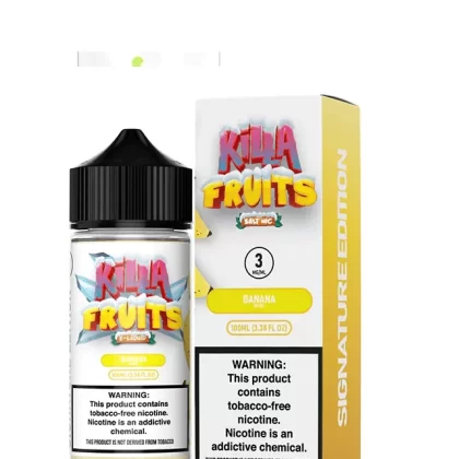 Sale $10.20 – Banana Ice by Killa Fruits Signature TFN Series 100mL - Cheapvape Deals (F1B316)