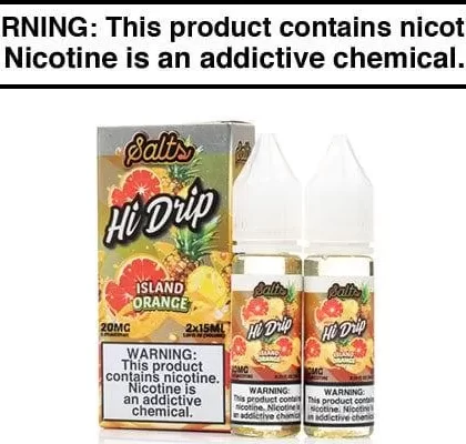 ISLAND ORANGE BY HI-DRIP SALTS 30ML (2x15ML) - Vapejuice