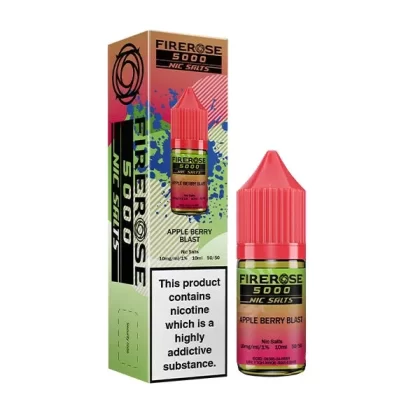 Elux Firerose Apple Berry Blast Nic Salt E-Liquid - Nicotine Strength#10mg>20mg