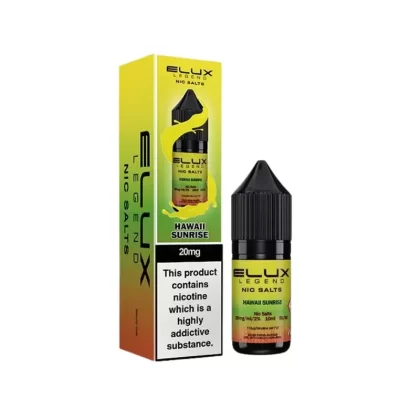 Elux Legend Hawaii Sunrise 10ml Nic Salt E-liquid - Vape Product, Vape Product
