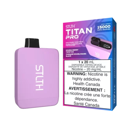 Double Berry Twist Ice Stlth Titan Pro – Disposable 15K