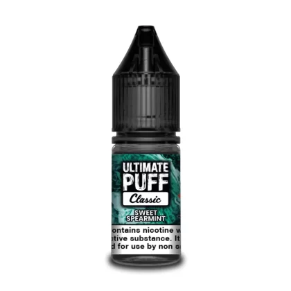 Ultimate Puff Classic Sweet Spearmint 10ml Vape Juice - 10 Pack - Strength