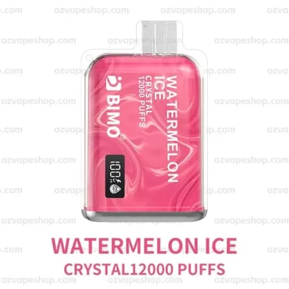 BIMO Crystal 12k Puffs- Watermelon Ice - Ozvapeone