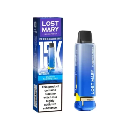 Blueberry Raspberry Gami Lost Mary Nera 15K Prefilled Pods