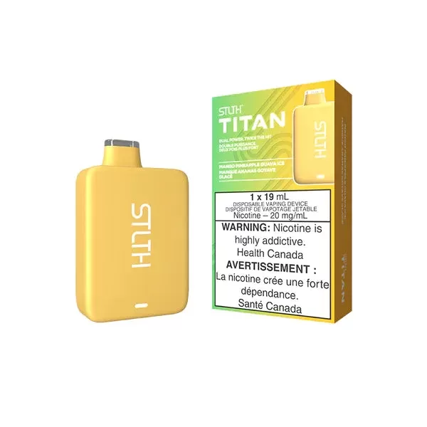 STLTH TITAN Disposable Vape – Mango Pineapple Guava Ice - Ecigdepot