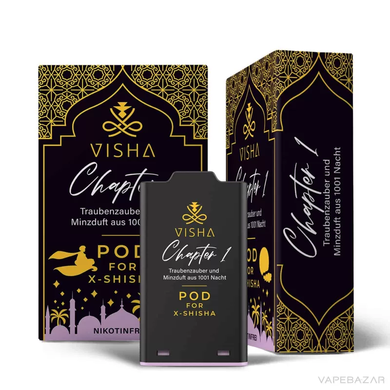 Visha X-Shisha Pod- Chapter 1 – Nikotinfrei - Visha / Nikotinfrei / 7ml / Nein - Image 3