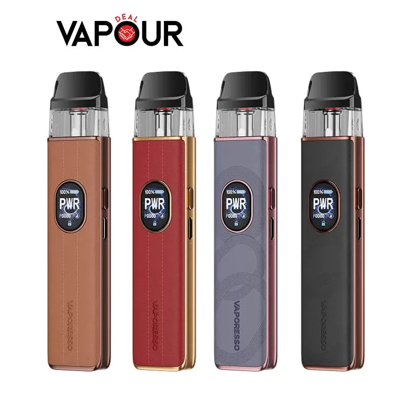 Vaporesso Xros 5 Kit - Leather Edition - Grey Leather