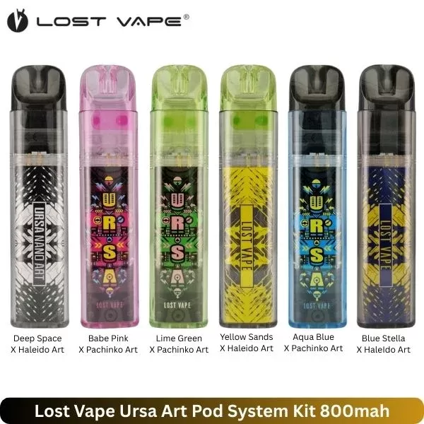 Lost Vape Ursa Art Pod System Kit 800mah - Eliquidsupply