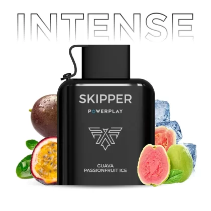 Skipper Powerplay Intense – Guava Passion Fruit Ice Disposable Pod (16000 Puff) (50Mg)