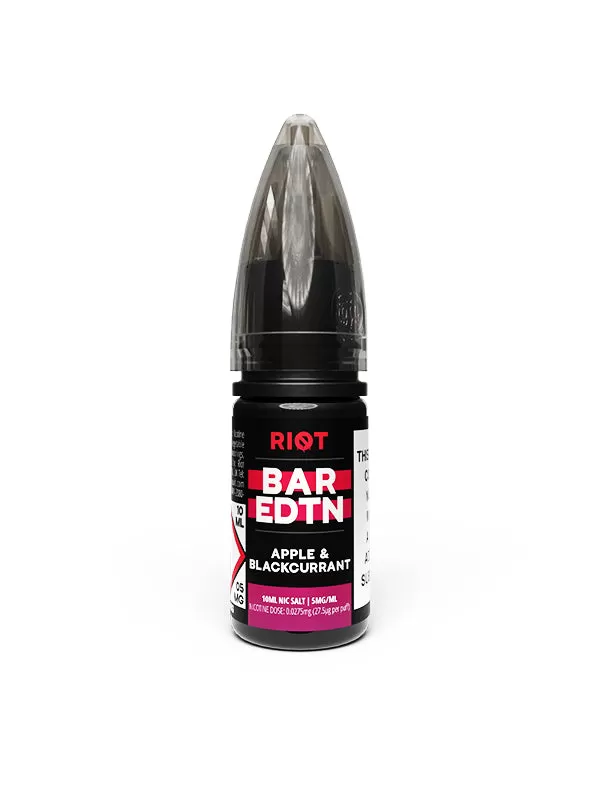 Apple Blackcurrant BAR EDTN Riot Squad Nic Salt E-liquid - 20mg