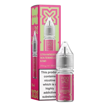 Nexus Strawberry Watermelon Kiwi 10ml Nicotine Salt E-Liquid - Vape Product, Vape Product