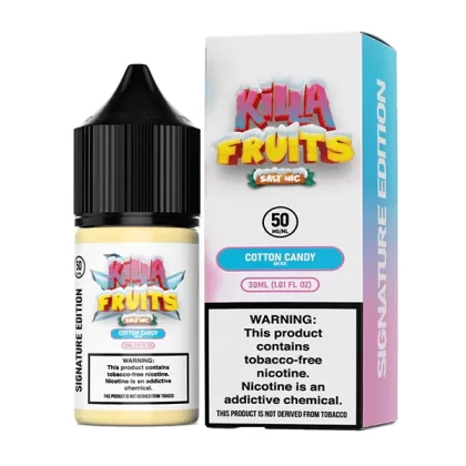 Sale $10.20 – Cotton Candy on Ice by Killa Fruits Signature TFN Salts Series 30mL