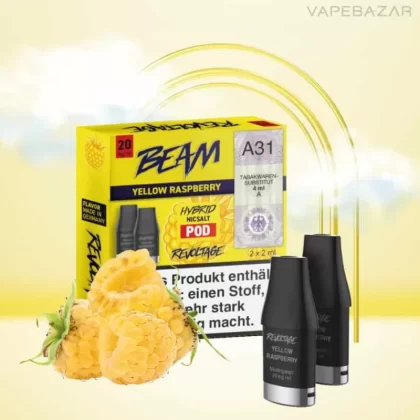 Revoltage Beam – Yellow Raspberry – Prefilled Liquid Pod – 2er Pack - Vapebazar
