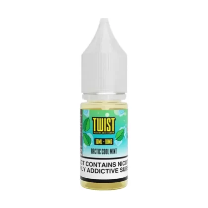 Twist Arctic Cool Mint Saltnic vape Juice - 10 Pack - Strength 20mg