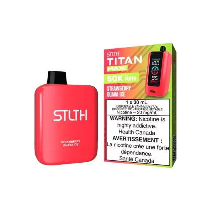 STLTH TITAN MAX DISPOSABLE – STRAWBERRY GUAVA ICE