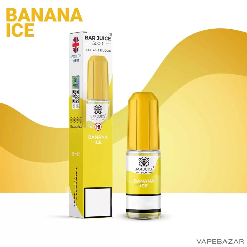 Bar Juice 5000 Nic Salt – Banana Ice - 10mg/ml, 5mg/ml; Nikotin-Benzoat, Aromen - Image 2