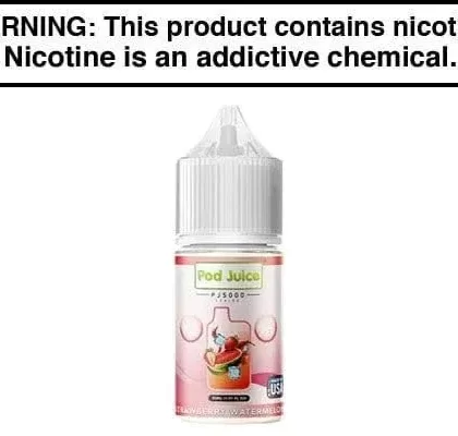 STRAWBERRY WATERMELON BY POD JUICE SALT PJ5000 SERIES 30ML - Vape Product, Vape Product