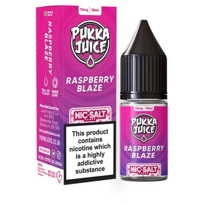 Pukka Juice Raspberry Blaze Nic Salt E-Liquid - 20mg