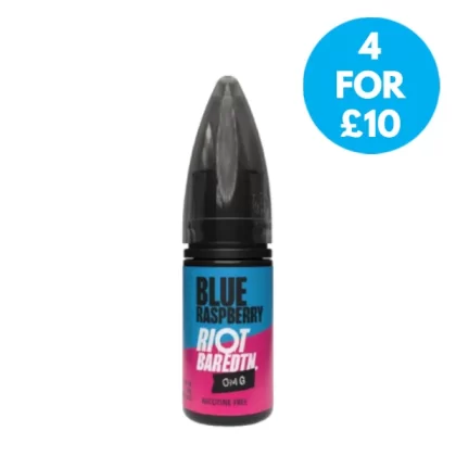 0mg Riot No Nicotine BAR EDTN E-liquid 10ml (50VG/50PG) - Vape Co
