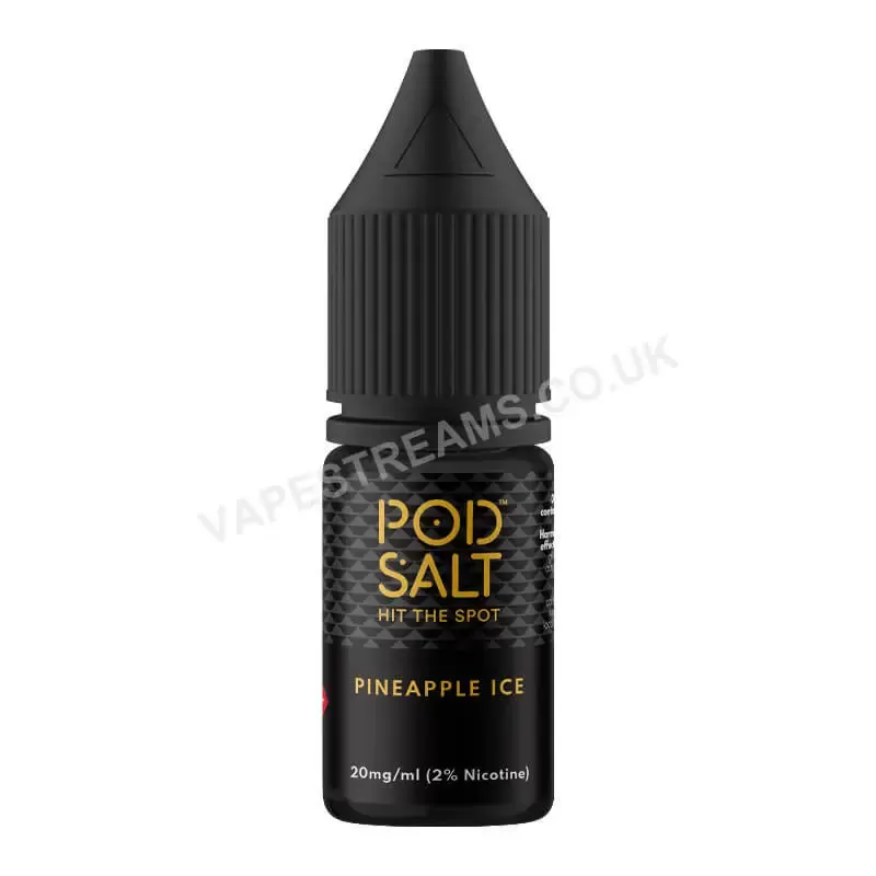 Pineapple Ice Nicotine Salt E-Liquid By Pod Salt Core Range - Vapestreams Co - Image 2