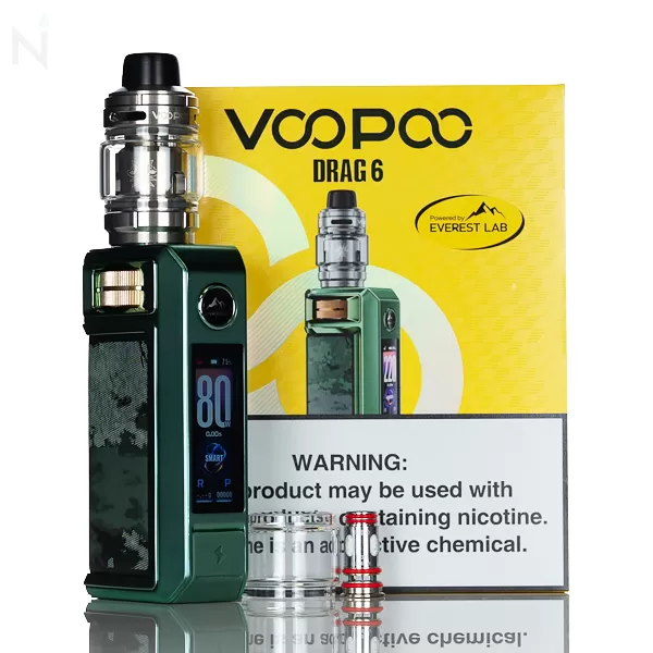 VooPoo Drag 6 220W Full Kit - Brown - Image 2