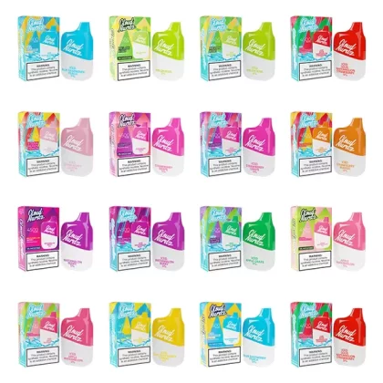 Cloud Nurdz Disposable | 4500 Puffs | 12ml *** - Strawberry Lemon - 25mg