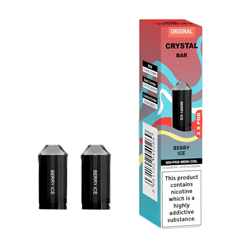 Crystal Bar Original 600 Pods - Menthol - Image 2