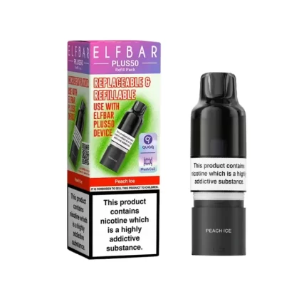 Elf Bar Plus 50 Peach Ice Refill Pod