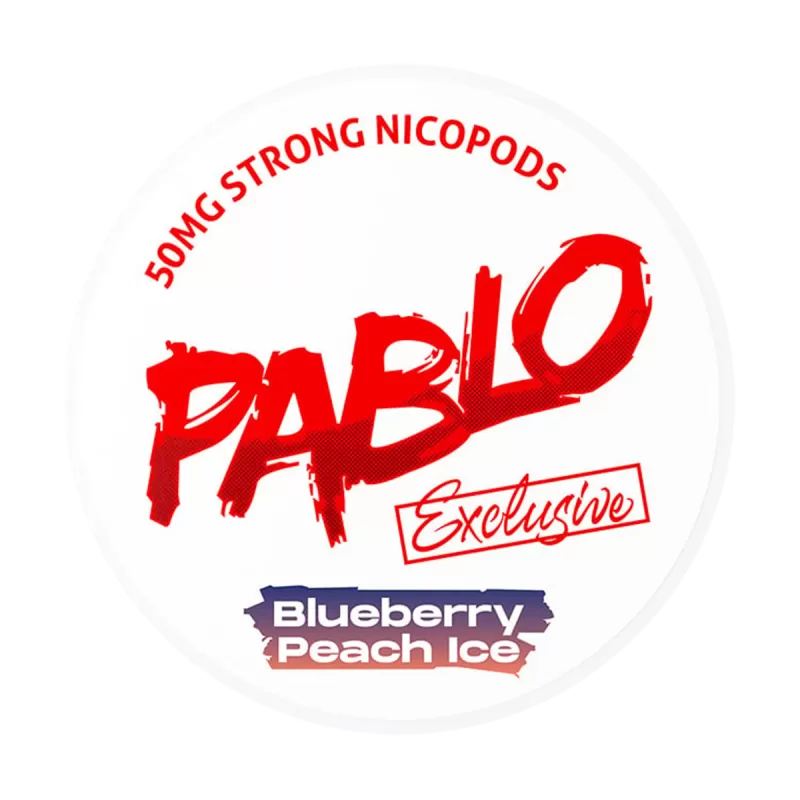 Blueberry Peach Ice Pablo Nicotine Pouches - 50mg - Vape Product