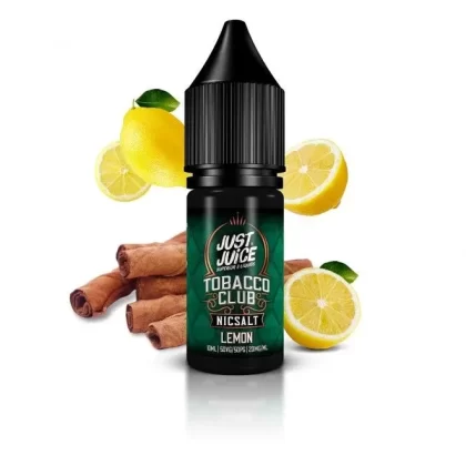Just Juice Tobacco Club Nic Salts - Nic Salt Strength#5mg>11mg>20mg~Flavour#Vanilla Toffee>Lemon>Nutty Caramel>Sweet Cubano (62CC46)