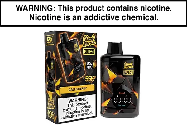 FUMI X CLOUD NURDZ 55K DISPOSABLE VAPE – 55,000 PUFFS - Vapejuice